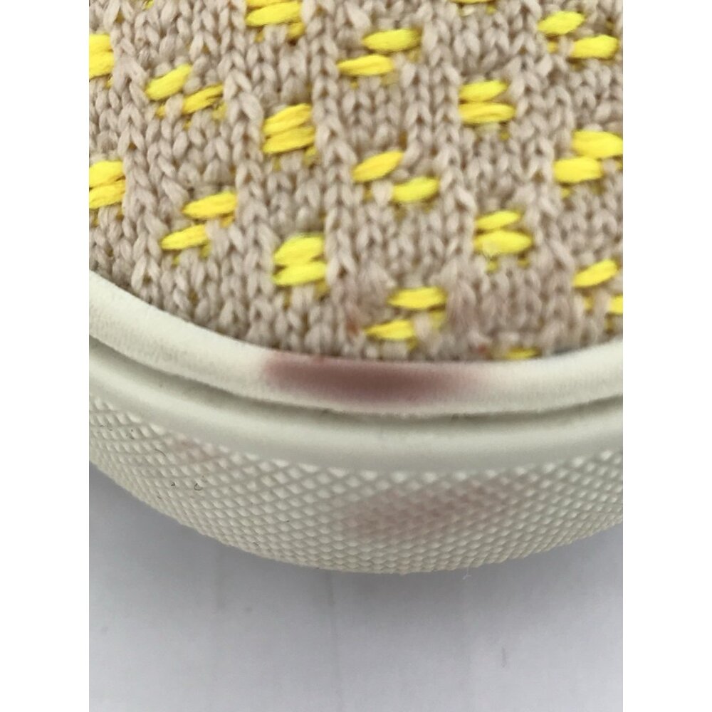Rothys Shoes Size 8 Lemon Yellow Honeycomb The Sneaker Washable Comfort Slip On - Picture 6 of 16